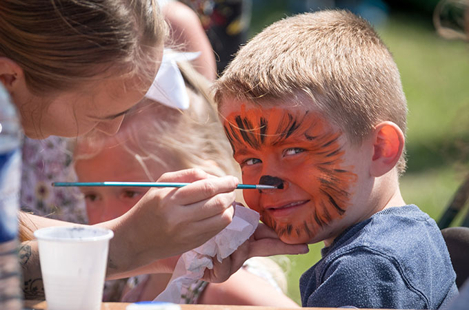 Face Painting at Family Fun Day